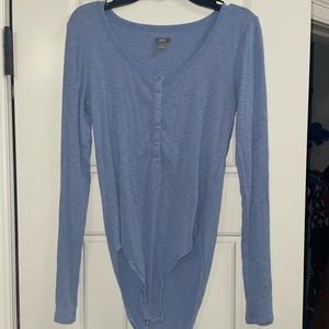 Blue onesie long sleeve